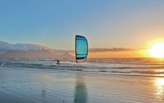 Kiteboarder Kitebeach